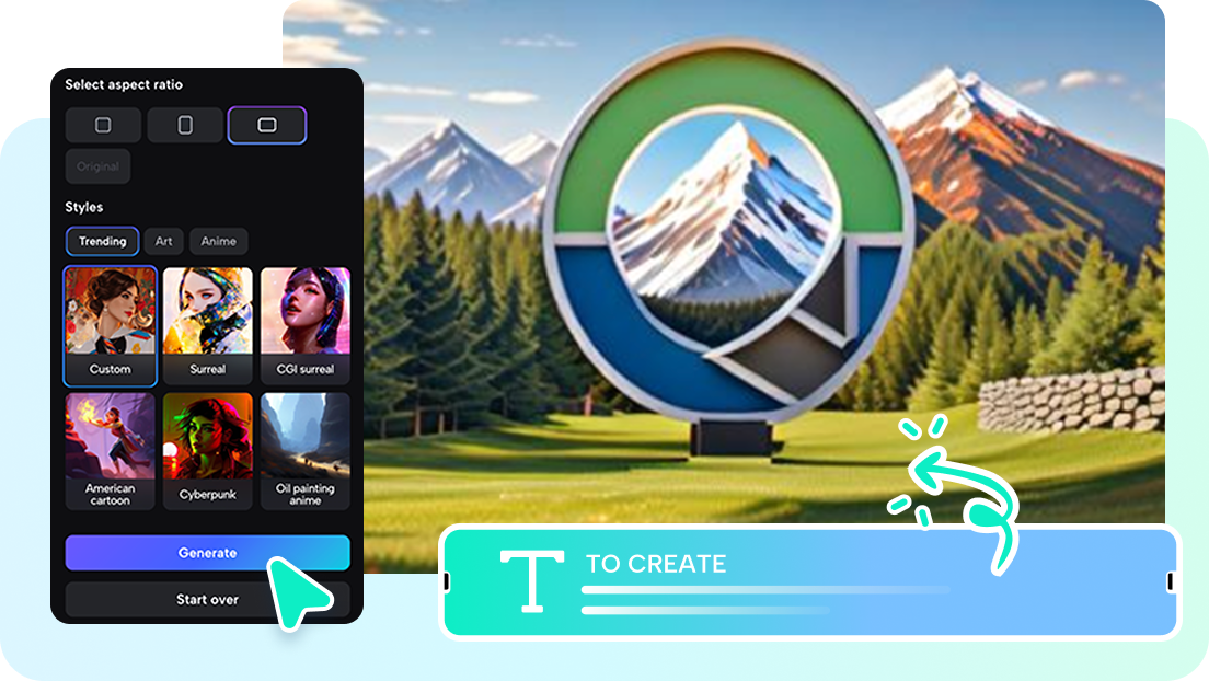 Генератор изображений с искусственным интеллектом для создания уникальных иконок.
